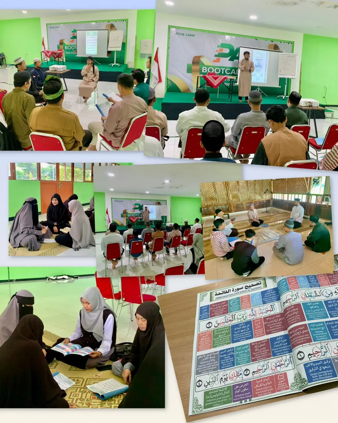 Kelas offline FatihahQu di Ayub Camp
